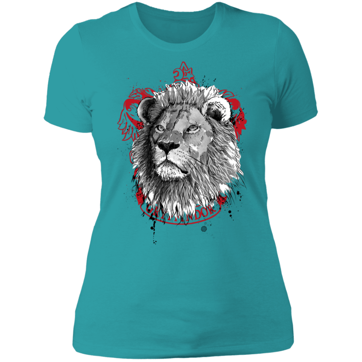 T-Shirts Tahiti Blue / S Courage and Determination sumi-e Women's Premium T-Shirt