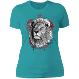 T-Shirts Tahiti Blue / S Courage and Determination sumi-e Women's Premium T-Shirt