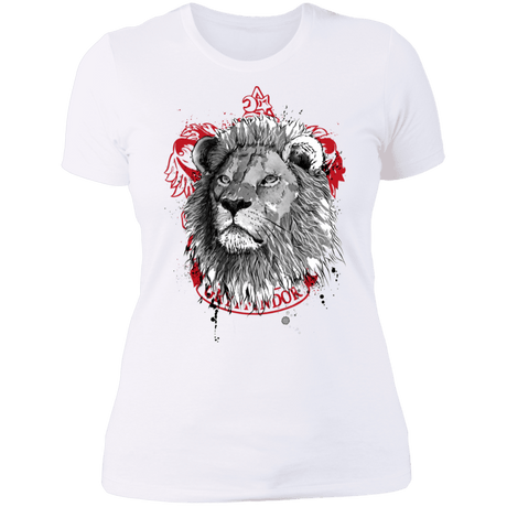 T-Shirts White / S Courage and Determination sumi-e Women's Premium T-Shirt