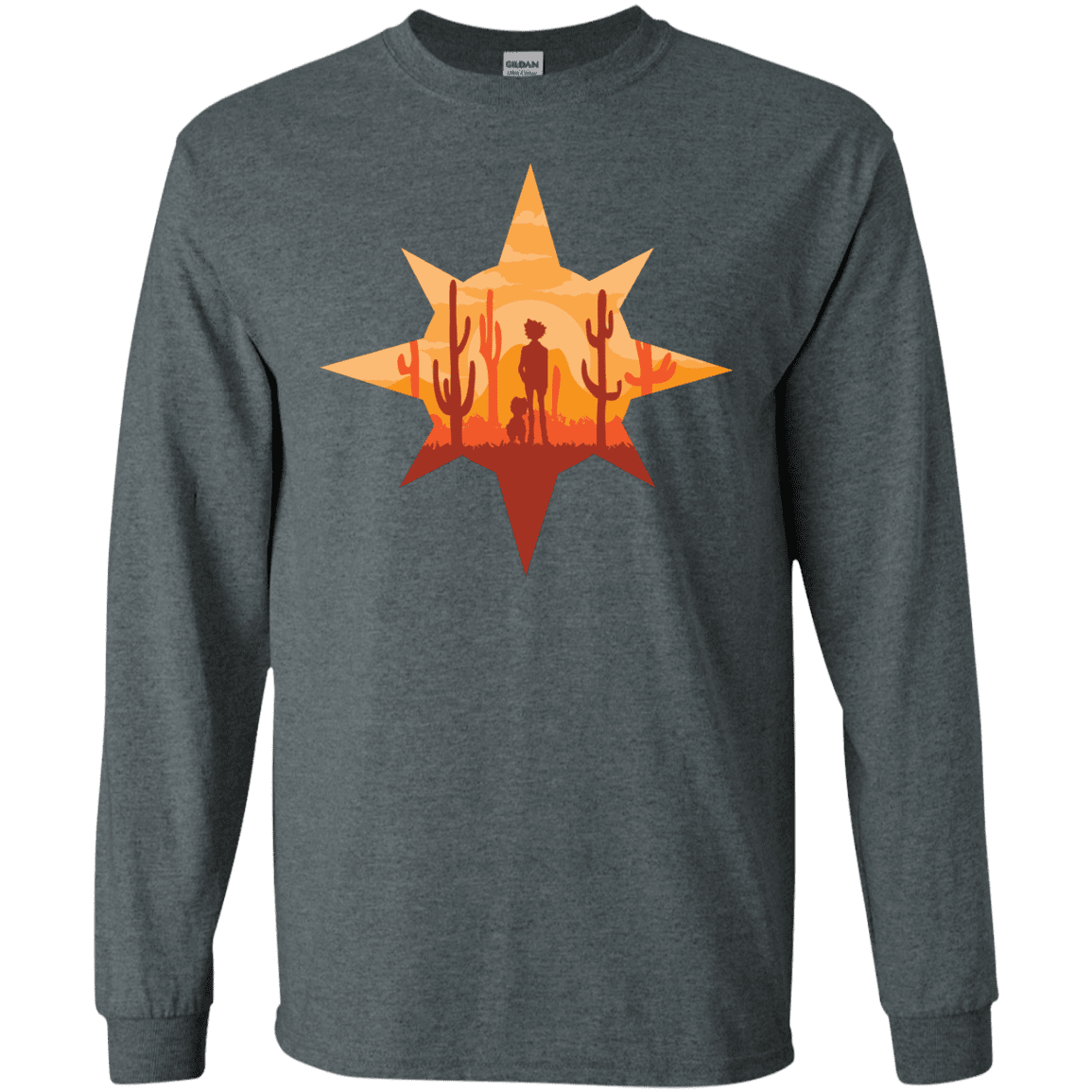 T-Shirts Dark Heather / S Courage Men's Long Sleeve T-Shirt