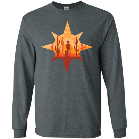 T-Shirts Dark Heather / S Courage Men's Long Sleeve T-Shirt