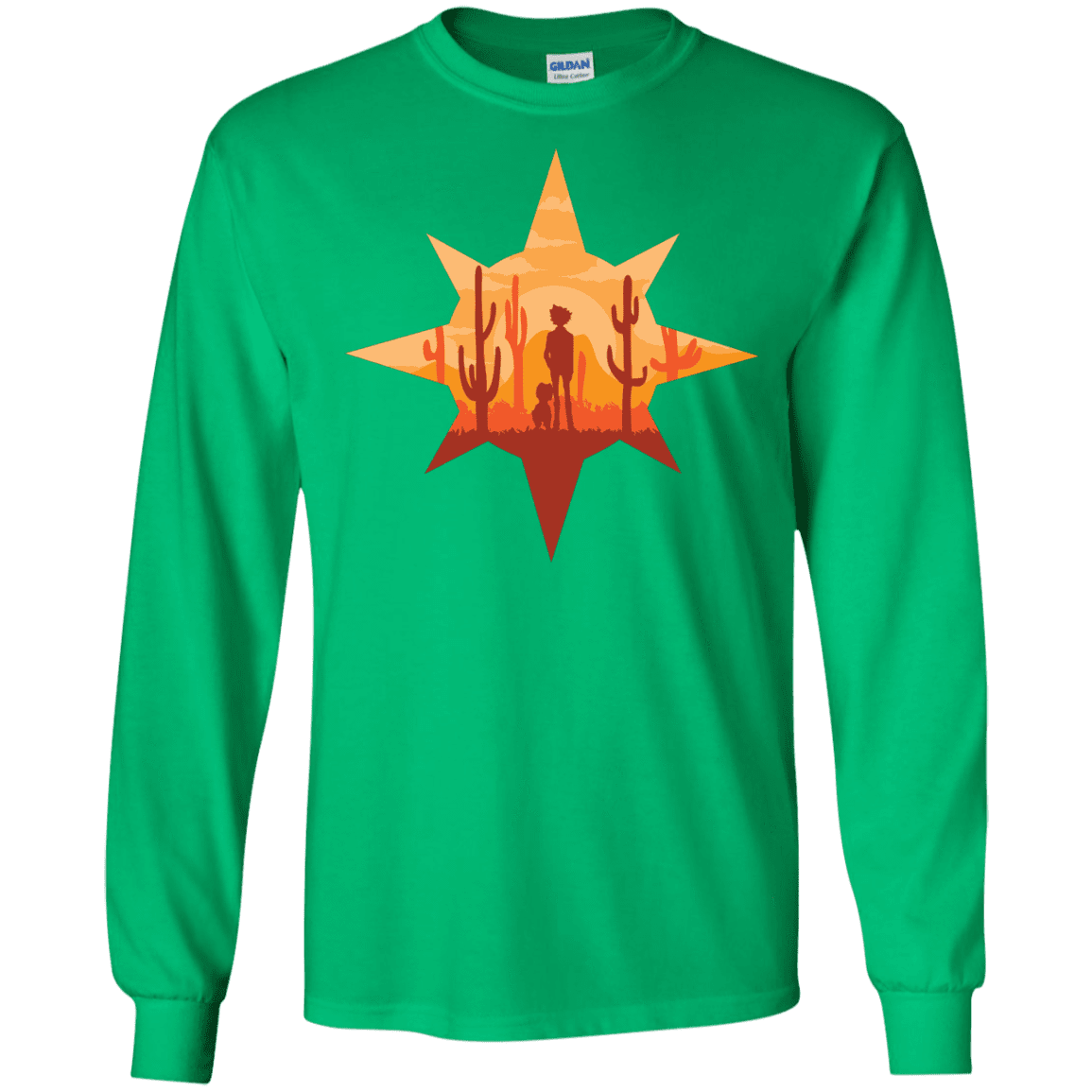 T-Shirts Irish Green / S Courage Men's Long Sleeve T-Shirt