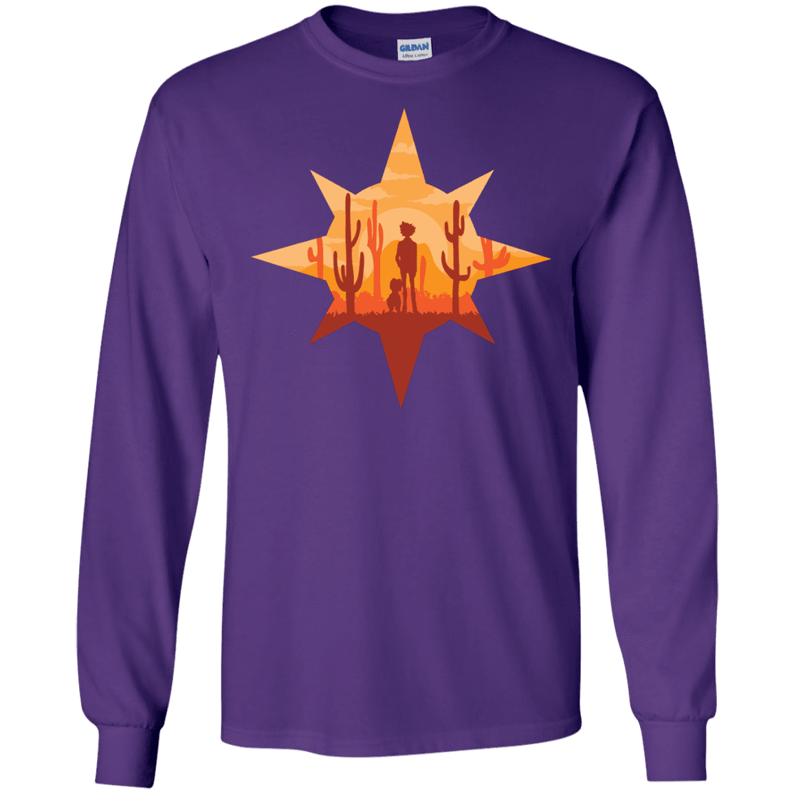 T-Shirts Purple / S Courage Men's Long Sleeve T-Shirt