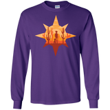 T-Shirts Purple / S Courage Men's Long Sleeve T-Shirt