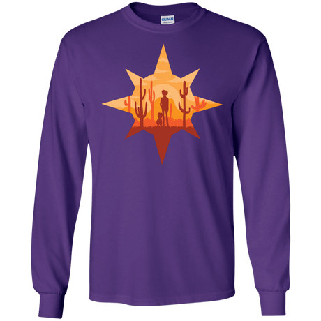 T-Shirts Purple / S Courage Men's Long Sleeve T-Shirt