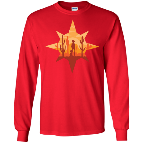 T-Shirts Red / S Courage Men's Long Sleeve T-Shirt