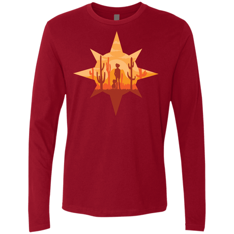 T-Shirts Cardinal / S Courage Men's Premium Long Sleeve