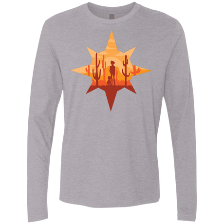 T-Shirts Heather Grey / S Courage Men's Premium Long Sleeve