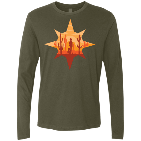 T-Shirts Military Green / S Courage Men's Premium Long Sleeve