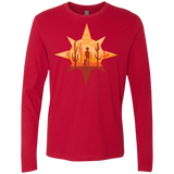 T-Shirts Red / S Courage Men's Premium Long Sleeve