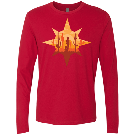 T-Shirts Red / S Courage Men's Premium Long Sleeve