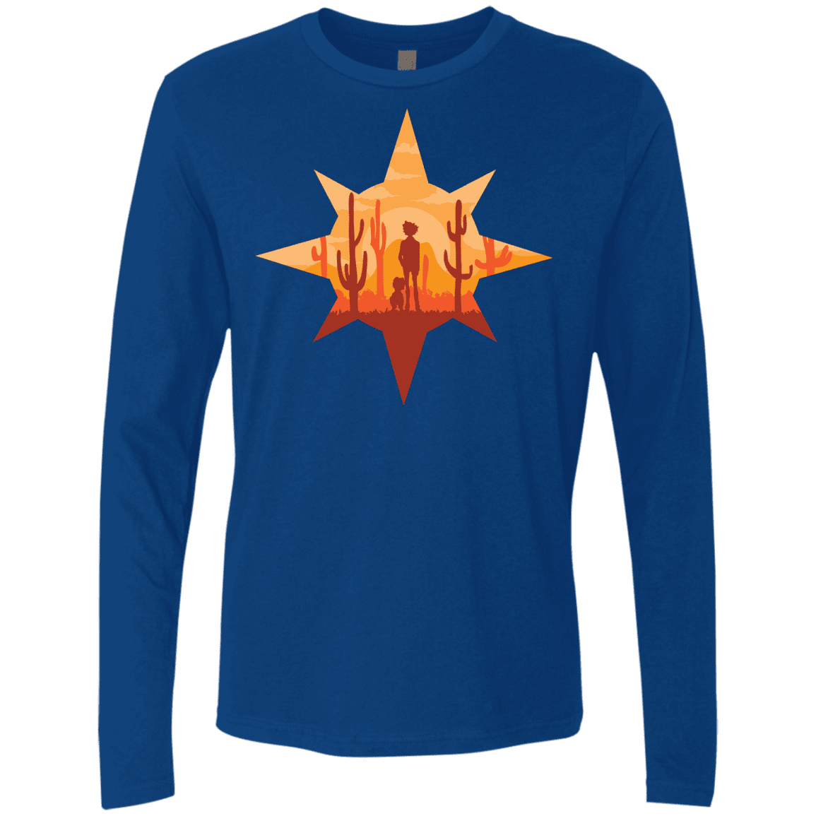 T-Shirts Royal / S Courage Men's Premium Long Sleeve