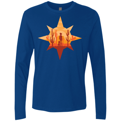 T-Shirts Royal / S Courage Men's Premium Long Sleeve