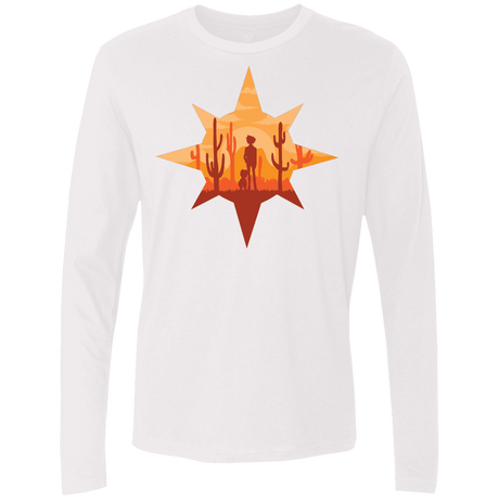 T-Shirts White / S Courage Men's Premium Long Sleeve