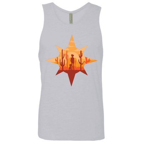 T-Shirts Heather Grey / S Courage Men's Premium Tank Top