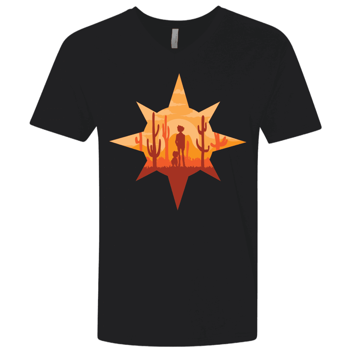 T-Shirts Black / X-Small Courage Men's Premium V-Neck