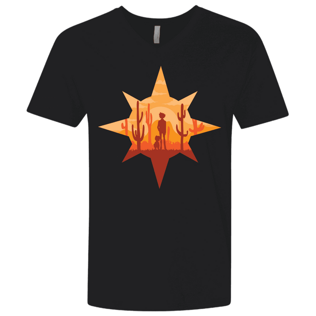 T-Shirts Black / X-Small Courage Men's Premium V-Neck