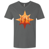 T-Shirts Heavy Metal / X-Small Courage Men's Premium V-Neck