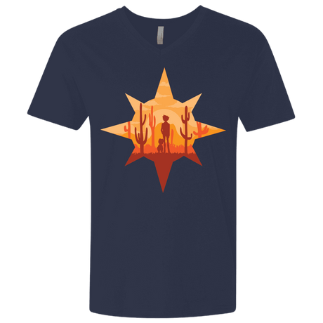 T-Shirts Midnight Navy / X-Small Courage Men's Premium V-Neck
