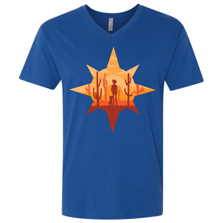 T-Shirts Royal / X-Small Courage Men's Premium V-Neck
