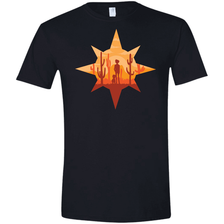 T-Shirts Black / X-Small Courage Men's Semi-Fitted Softstyle