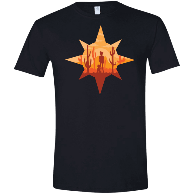 T-Shirts Black / X-Small Courage Men's Semi-Fitted Softstyle