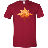 T-Shirts Cardinal Red / S Courage Men's Semi-Fitted Softstyle