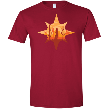 T-Shirts Cardinal Red / S Courage Men's Semi-Fitted Softstyle