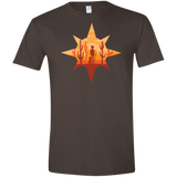 T-Shirts Dark Chocolate / S Courage Men's Semi-Fitted Softstyle