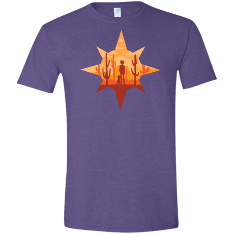 T-Shirts Heather Purple / S Courage Men's Semi-Fitted Softstyle