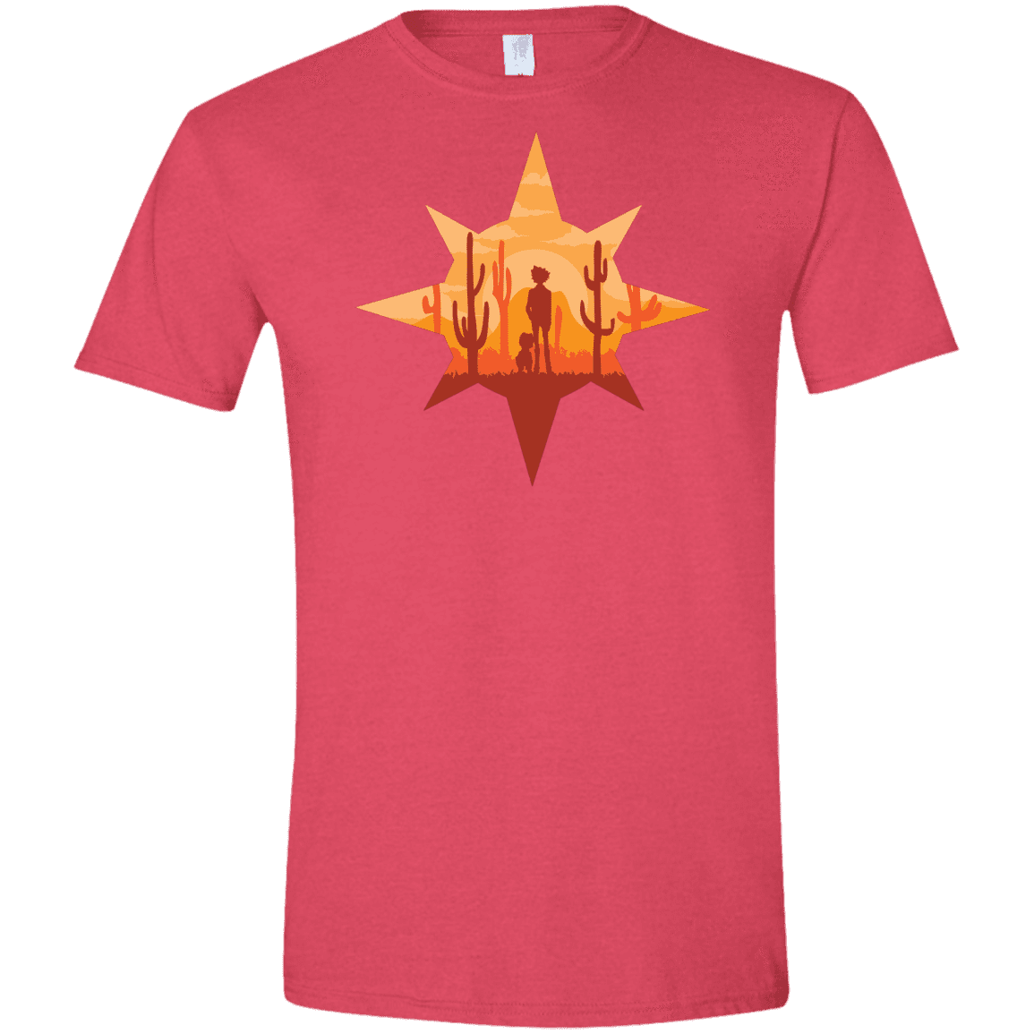 T-Shirts Heather Red / S Courage Men's Semi-Fitted Softstyle