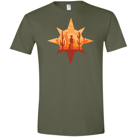 T-Shirts Military Green / S Courage Men's Semi-Fitted Softstyle