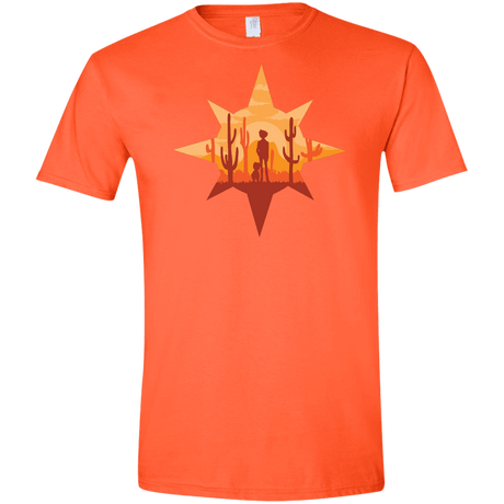 T-Shirts Orange / S Courage Men's Semi-Fitted Softstyle