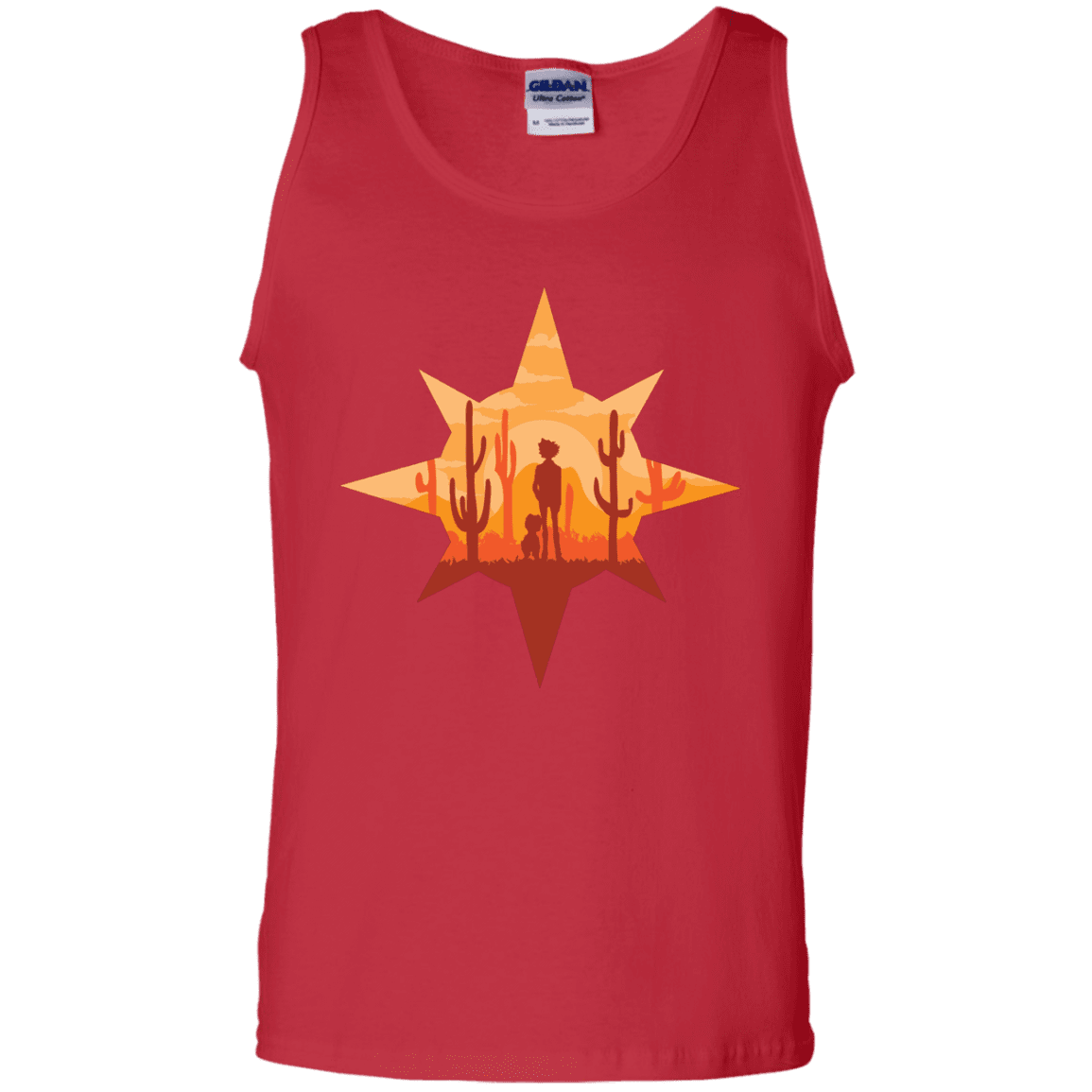 T-Shirts Red / S Courage Men's Tank Top
