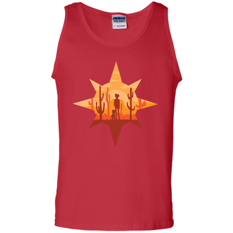 T-Shirts Red / S Courage Men's Tank Top
