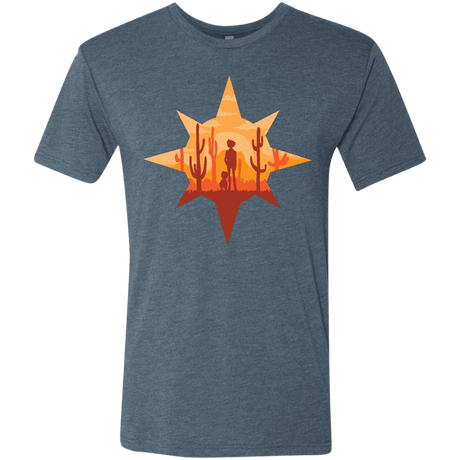 T-Shirts Indigo / S Courage Men's Triblend T-Shirt