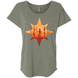 T-Shirts Venetian Grey / X-Small Courage Triblend Dolman Sleeve