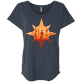 T-Shirts Vintage Navy / X-Small Courage Triblend Dolman Sleeve