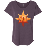 T-Shirts Vintage Purple / X-Small Courage Triblend Dolman Sleeve