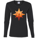 T-Shirts Black / S Courage Women's Long Sleeve T-Shirt