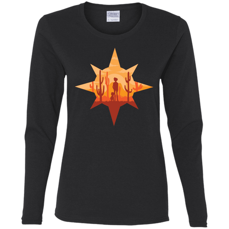 T-Shirts Black / S Courage Women's Long Sleeve T-Shirt