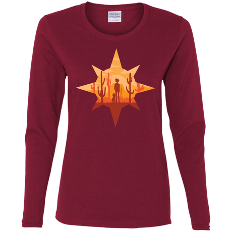 T-Shirts Cardinal / S Courage Women's Long Sleeve T-Shirt