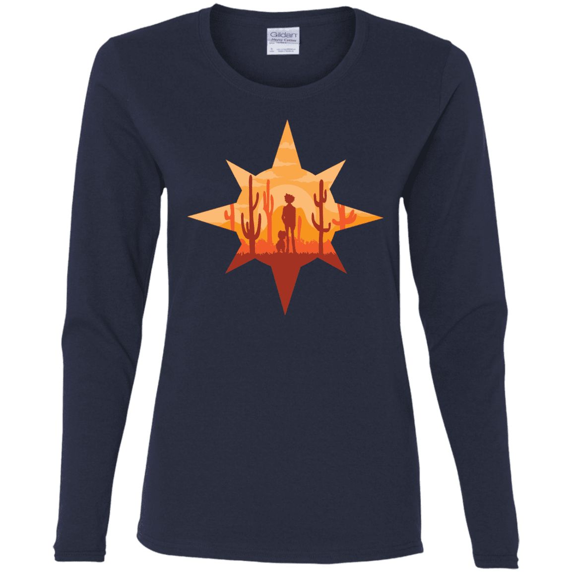 T-Shirts Navy / S Courage Women's Long Sleeve T-Shirt