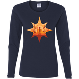 T-Shirts Navy / S Courage Women's Long Sleeve T-Shirt
