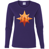 T-Shirts Purple / S Courage Women's Long Sleeve T-Shirt