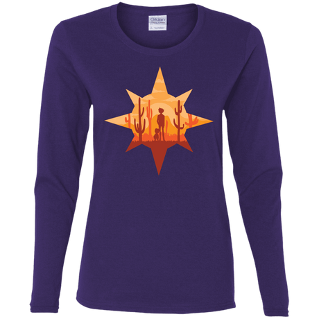 T-Shirts Purple / S Courage Women's Long Sleeve T-Shirt