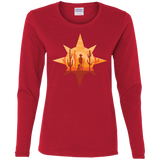 T-Shirts Red / S Courage Women's Long Sleeve T-Shirt