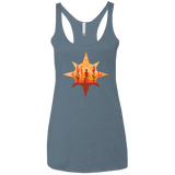 T-Shirts Indigo / X-Small Courage Women's Triblend Racerback Tank