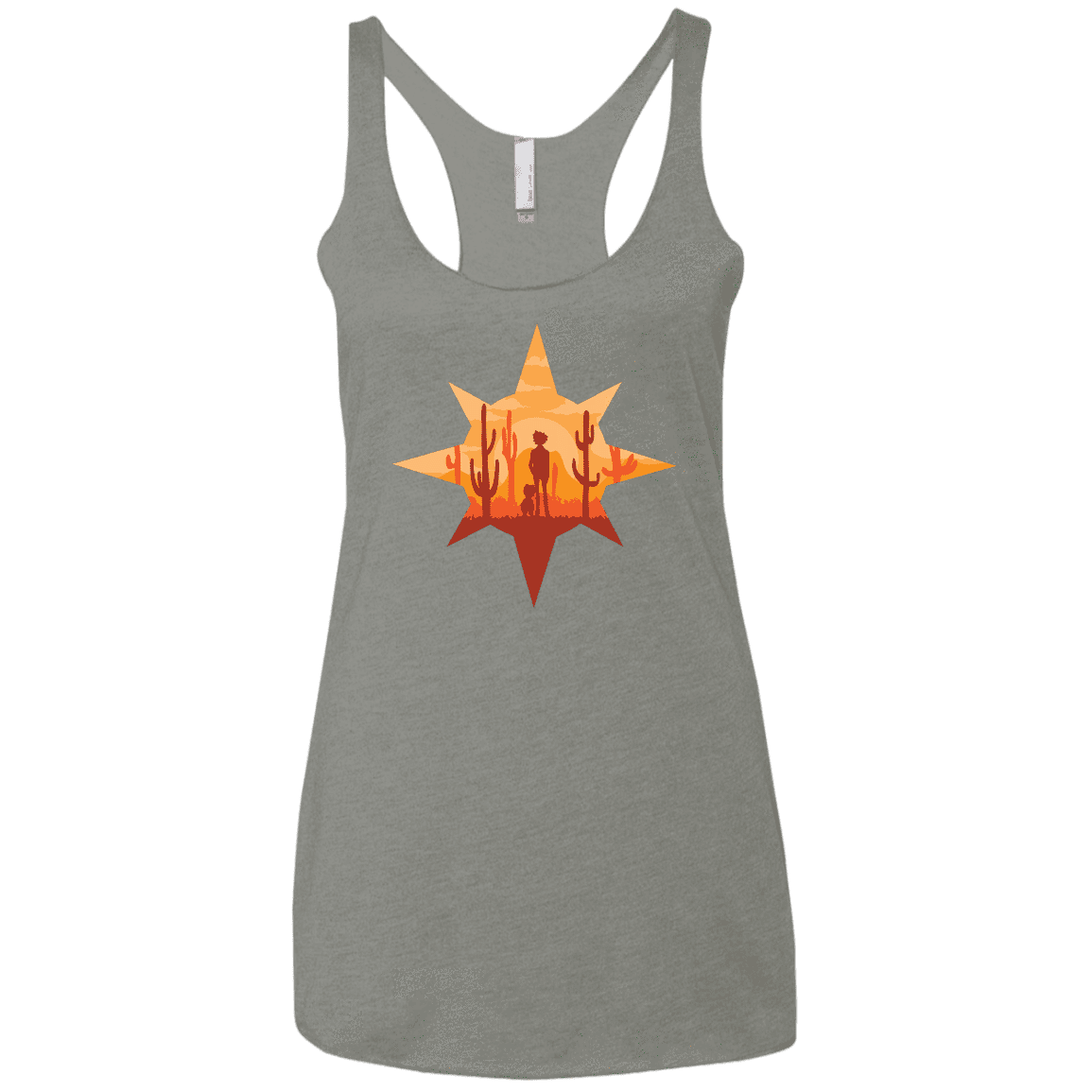 T-Shirts Venetian Grey / X-Small Courage Women's Triblend Racerback Tank