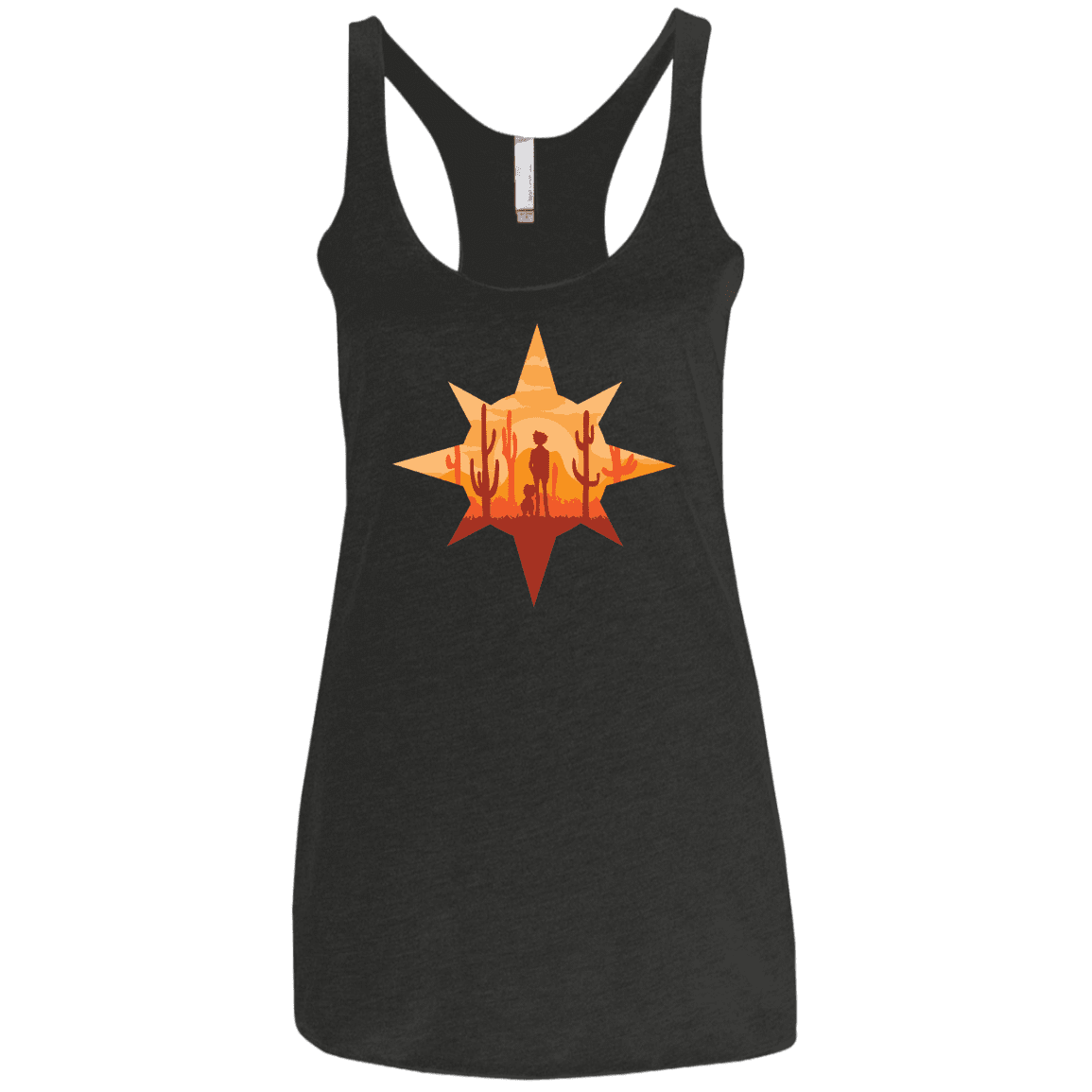 T-Shirts Vintage Black / X-Small Courage Women's Triblend Racerback Tank